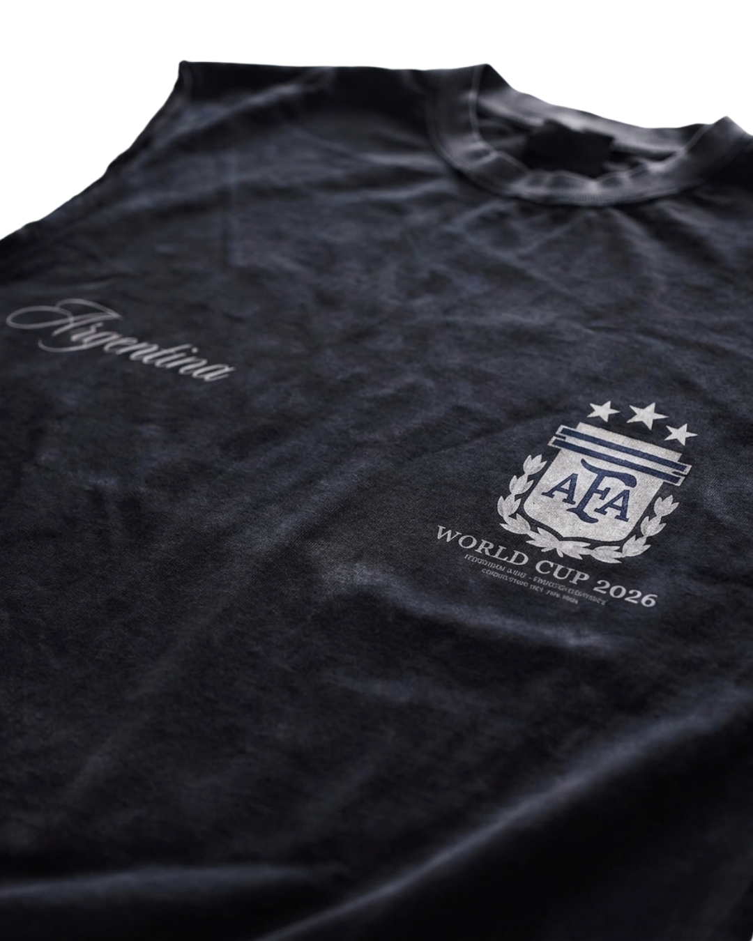 Argentina Vintage Muscle Tee - Navy