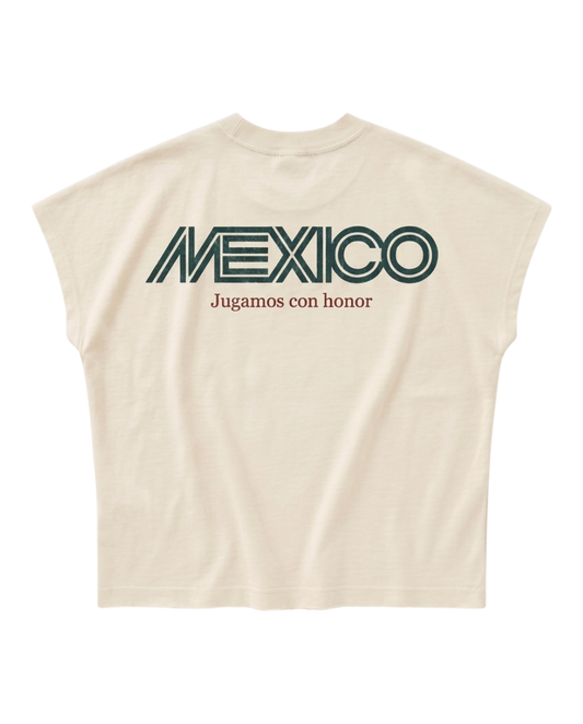 México Muscle Tee - Natural