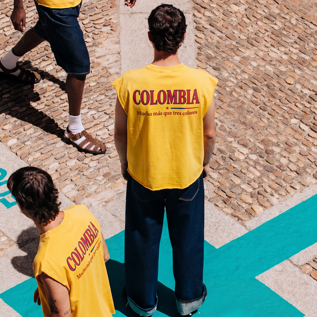 Colombia Muscle Tee - Yellow