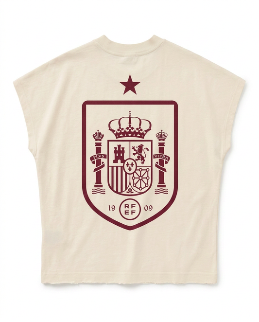 España Muscle Tee - Cream