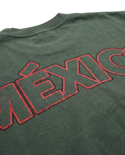 Mexico Vintage World Cup Tee - Moss Green