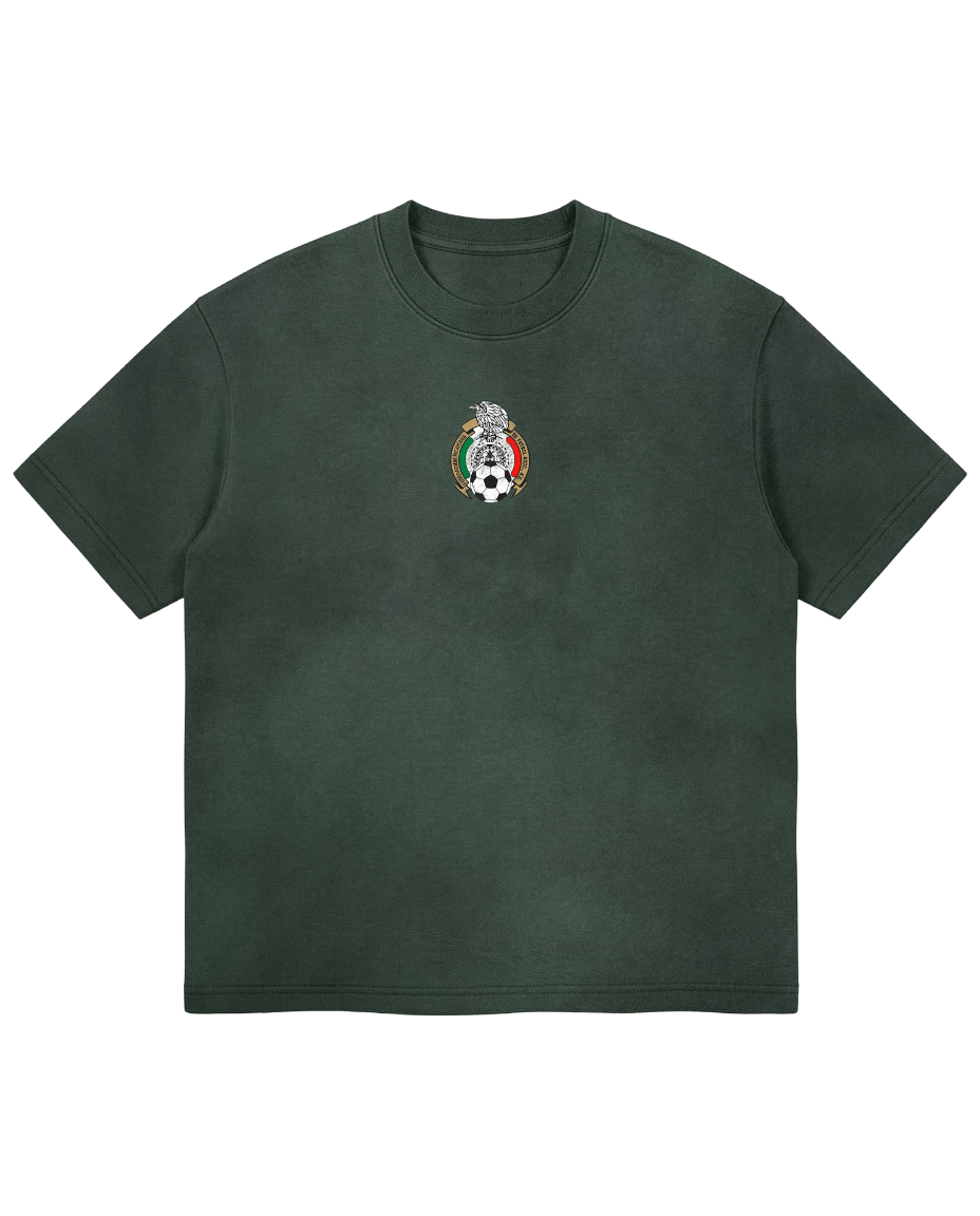 Mexico Vintage World Cup Tee - Moss Green