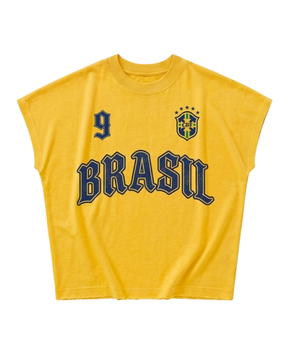Brasil Muscle Tee - Yellow