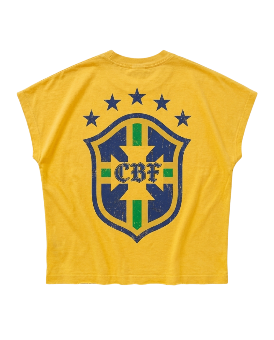 Brasil Muscle Tee - Yellow