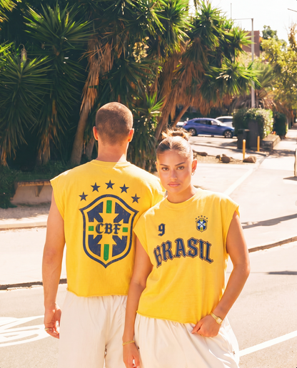 Brasil Muscle Tee - Yellow