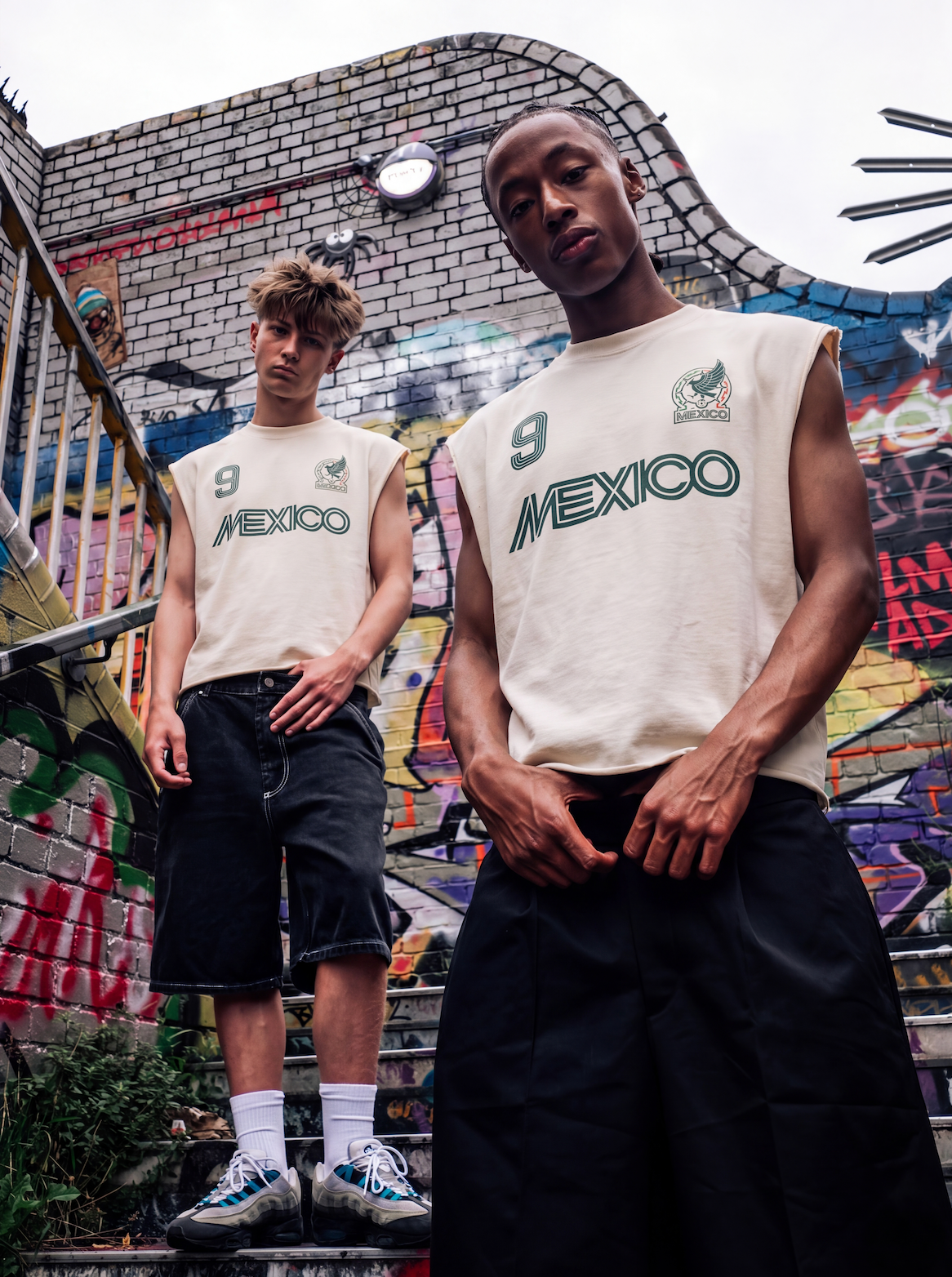 México Muscle Tee - Natural