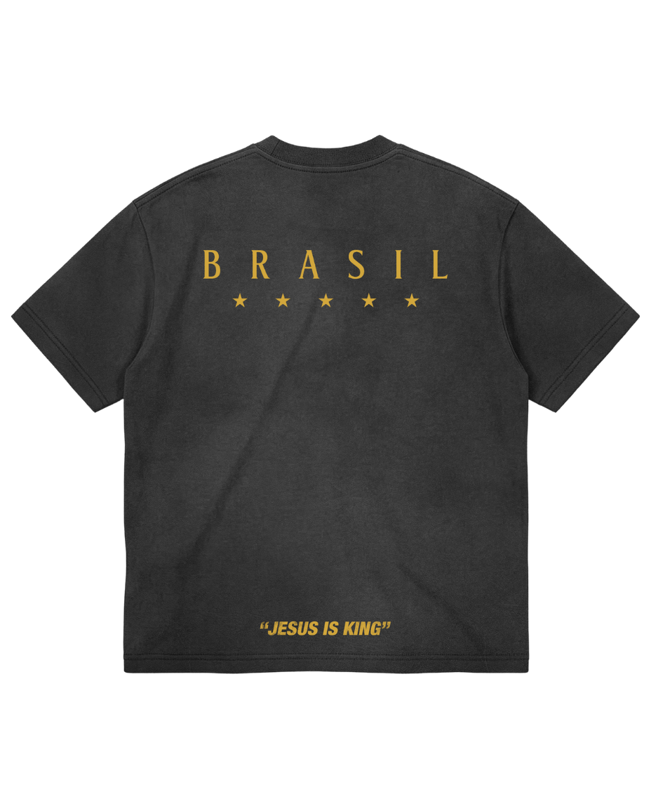 Brasil Vintage World Cup Tee - Shadow