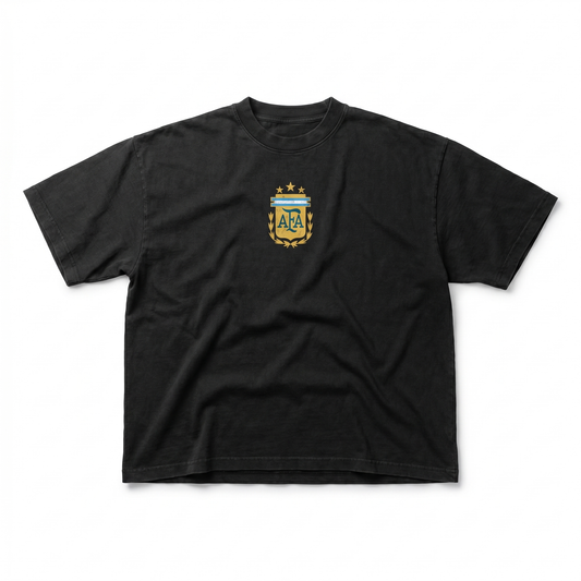 Vintage World Cup Tee Black - Argentina