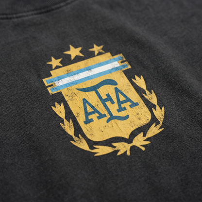 Vintage World Cup Tee Black - Argentina