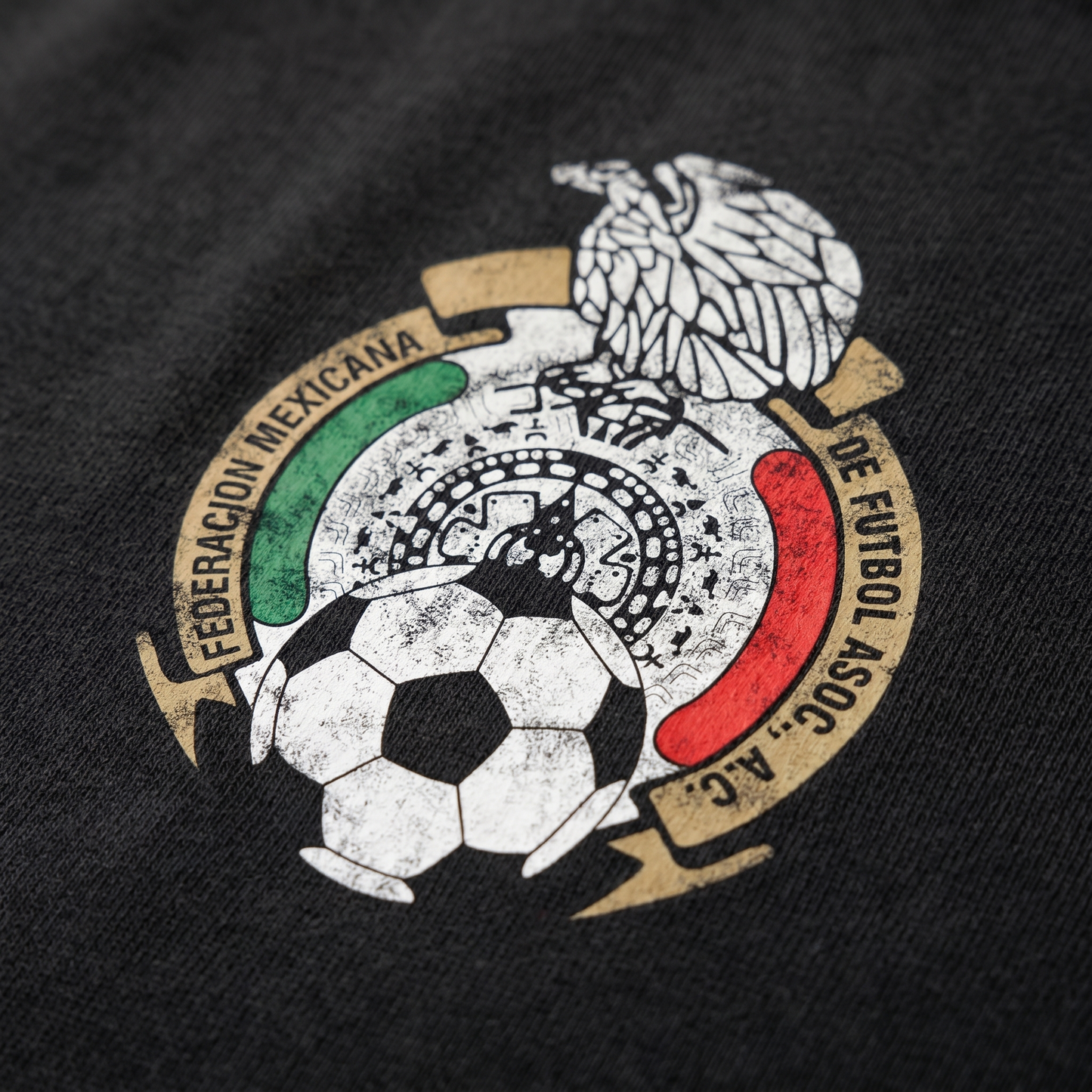 Vintage World Cup Tee Black - Mexico