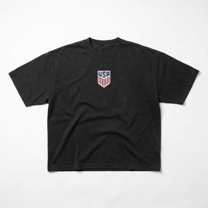 Vintage World Cup Tee Black - USA