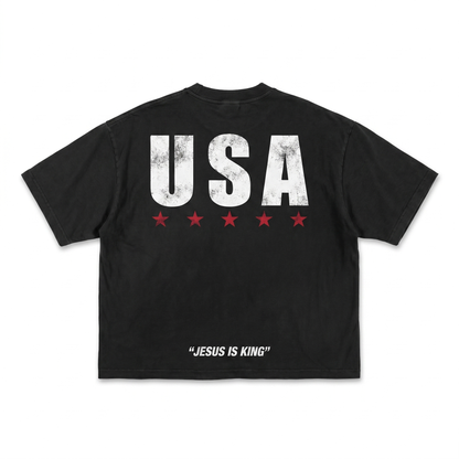 Vintage World Cup Tee Black - USA