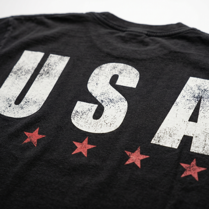 Vintage World Cup Tee Black - USA