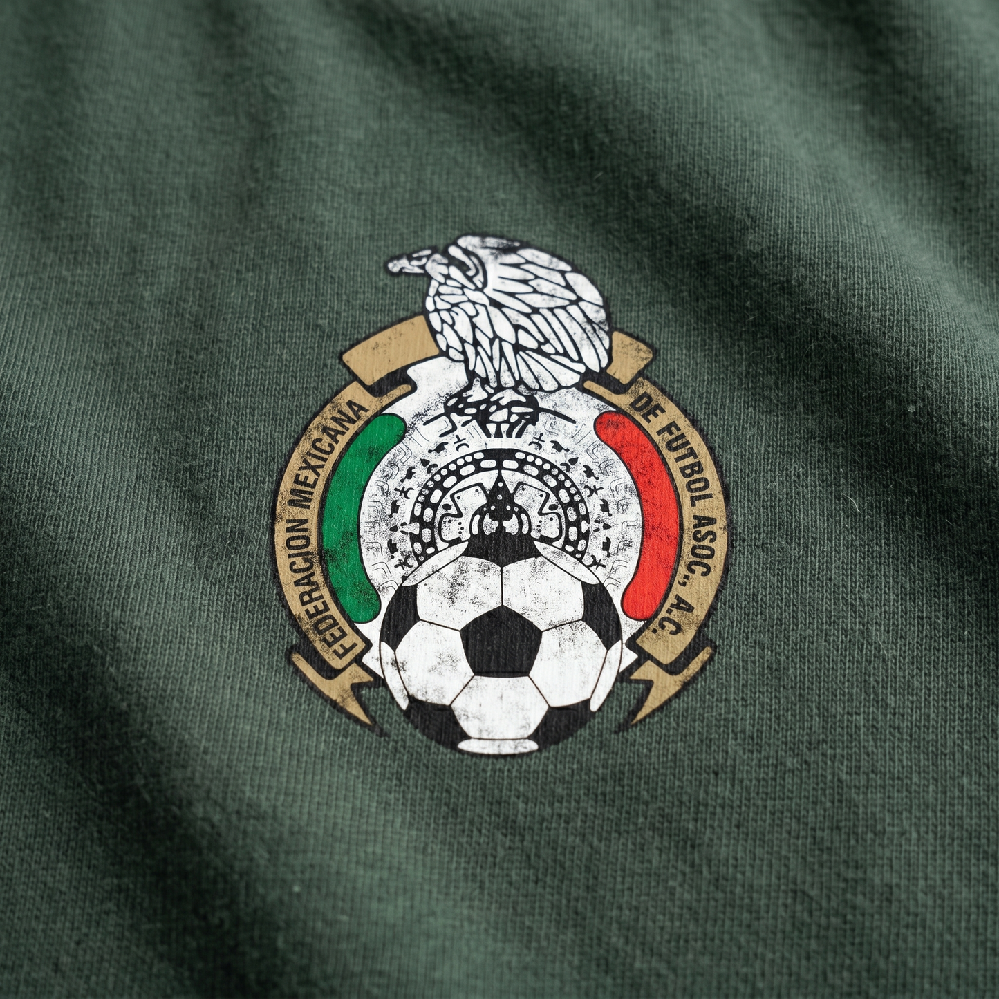 Vintage World Cup Tee Moss Green - Mexico