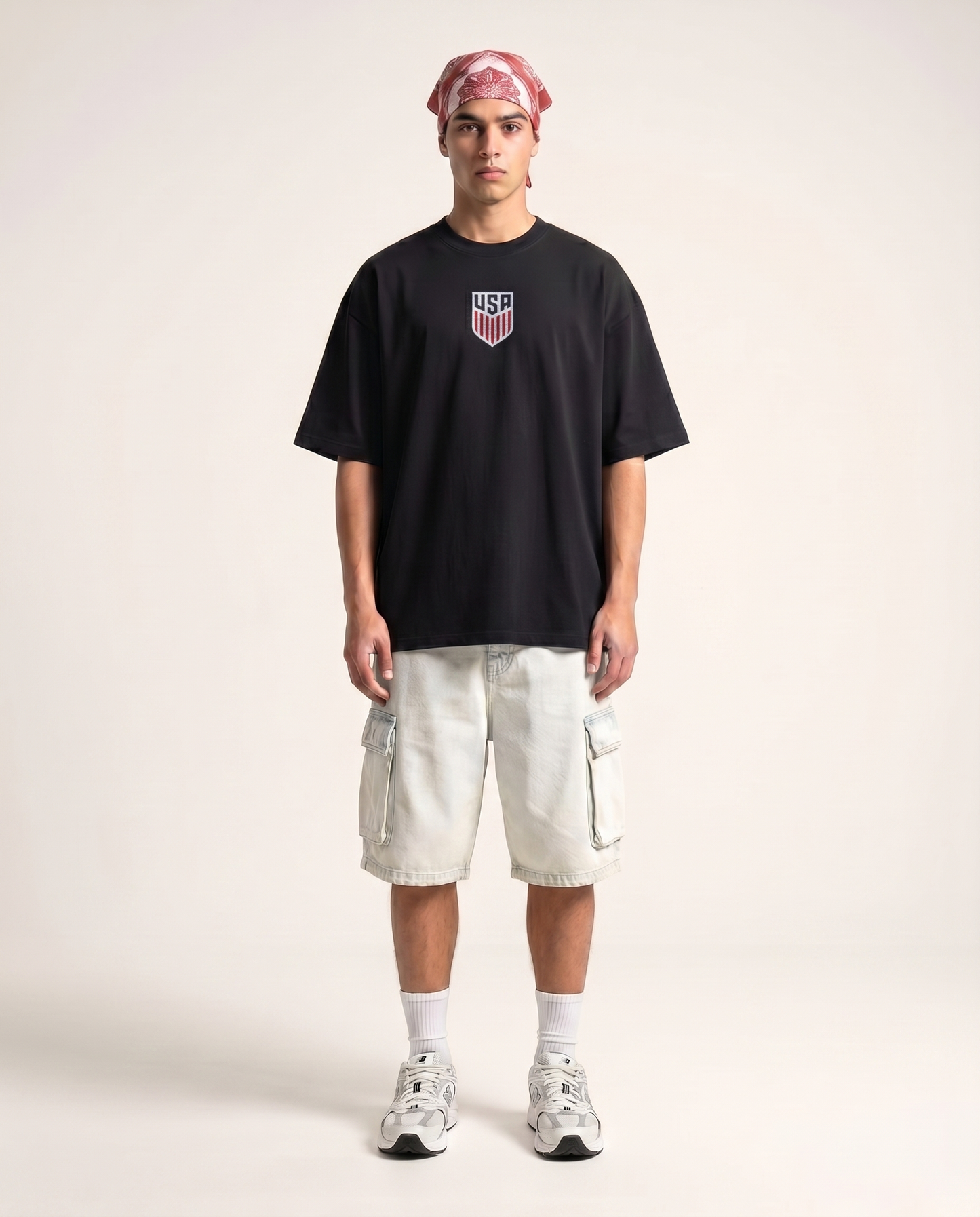 Vintage World Cup Tee Black - USA