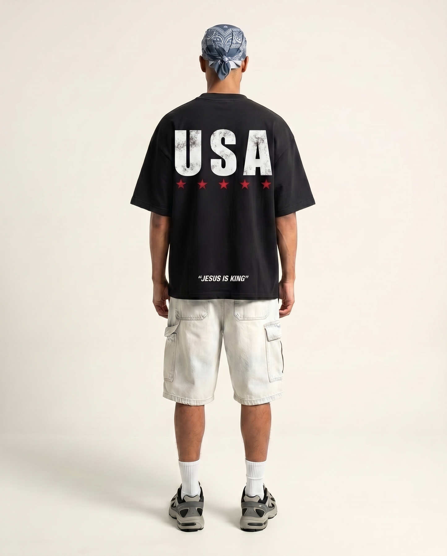 Vintage World Cup Tee Black - USA