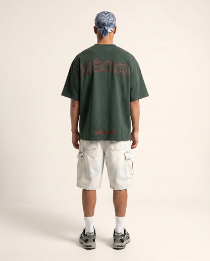 Vintage World Cup Tee Moss Green - Mexico