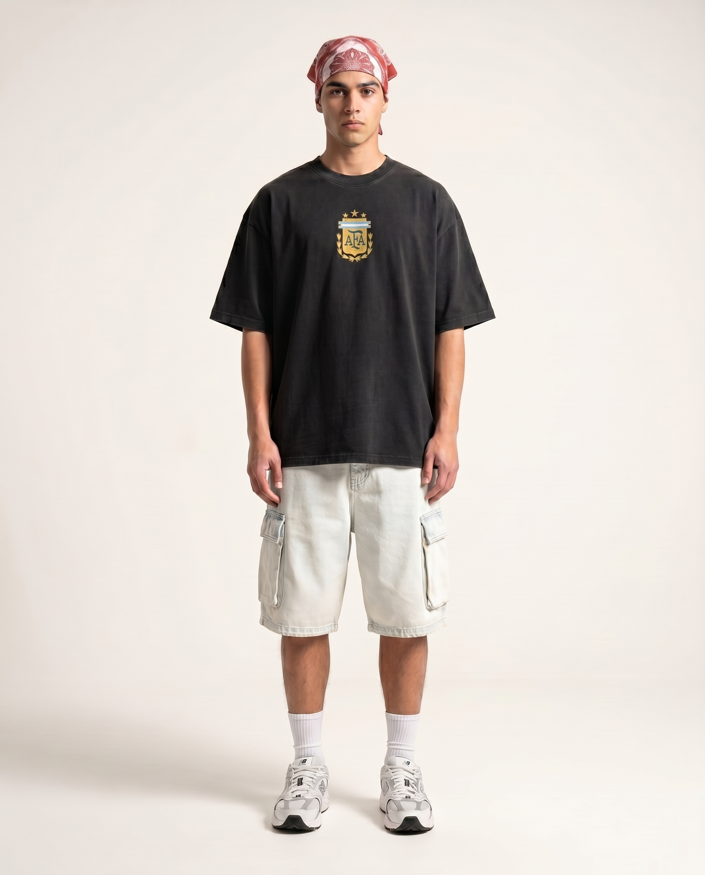 Vintage World Cup Tee Black - Argentina