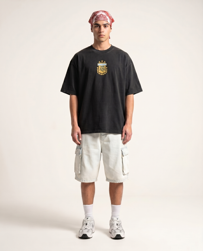Vintage World Cup Tee Black - Argentina
