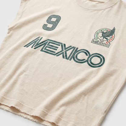 México Muscle Tee - Natural