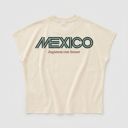 México Muscle Tee - Natural
