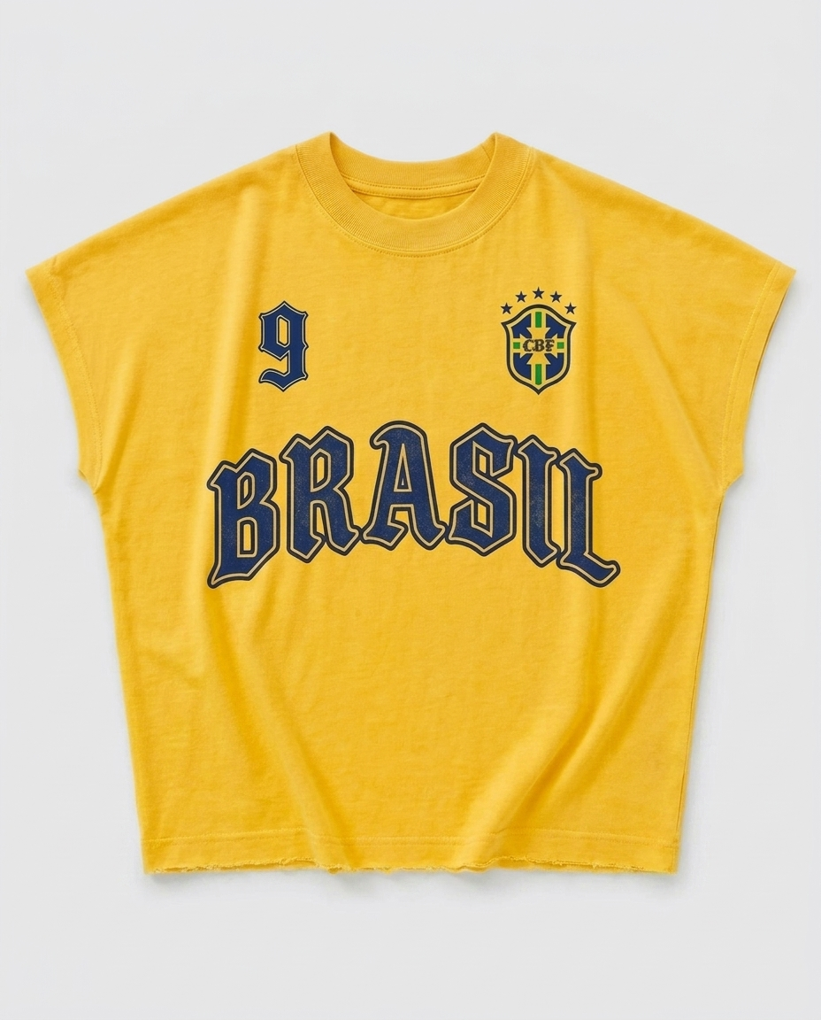 Brasil Muscle Tee - Yellow