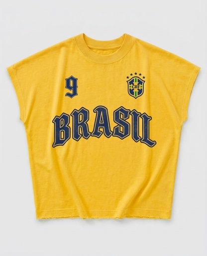 Brasil Muscle Tee - Yellow