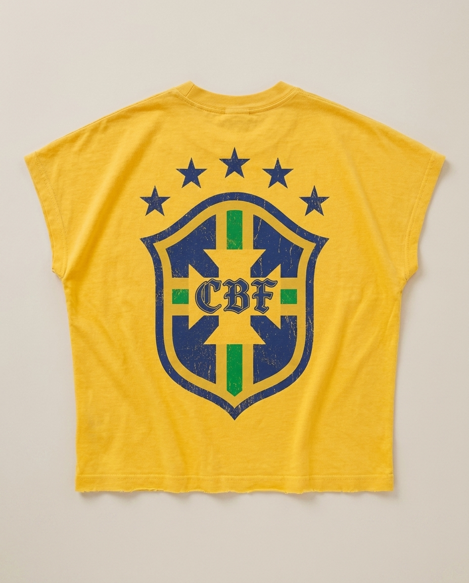 Brasil Muscle Tee - Yellow