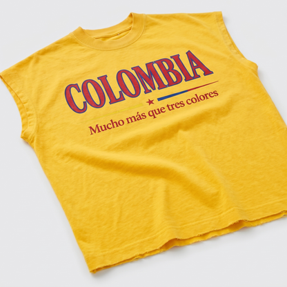 Colombia Muscle Tee - Yellow