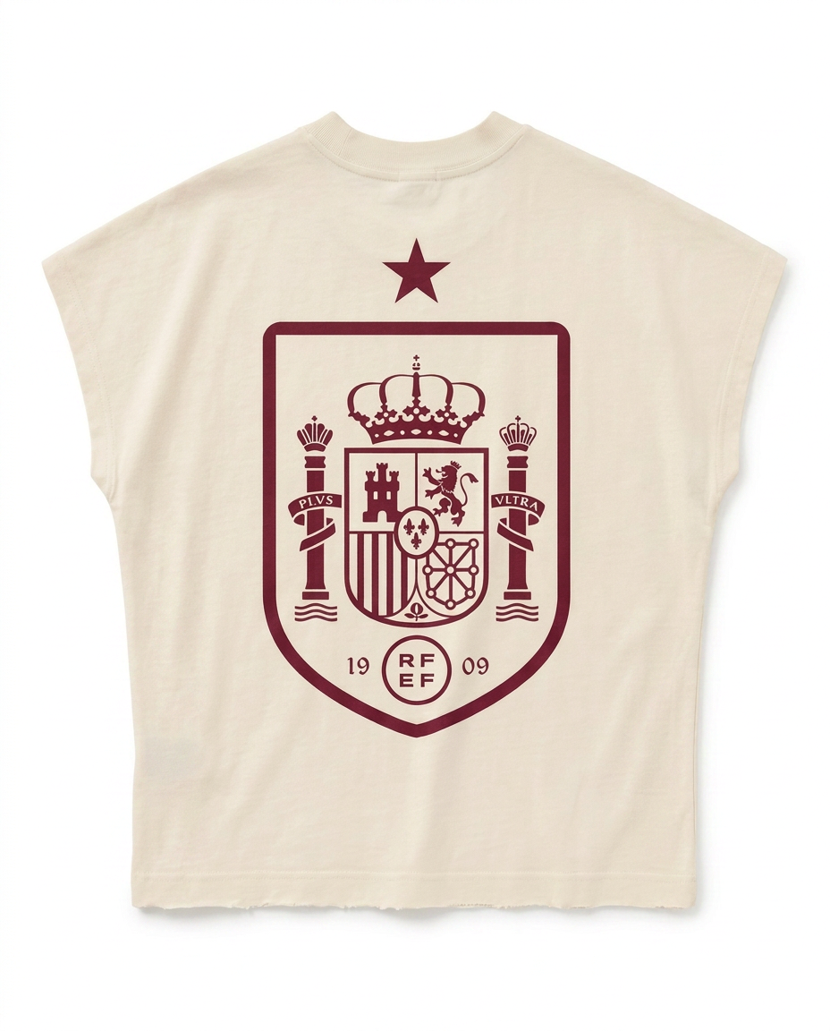 España Muscle Tee - Cream